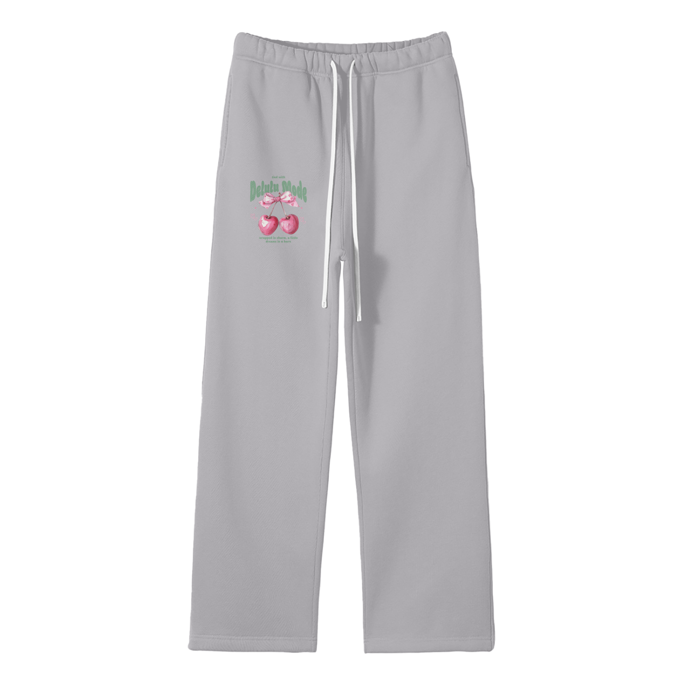 Delulu Mode cherry sweatpants🍒