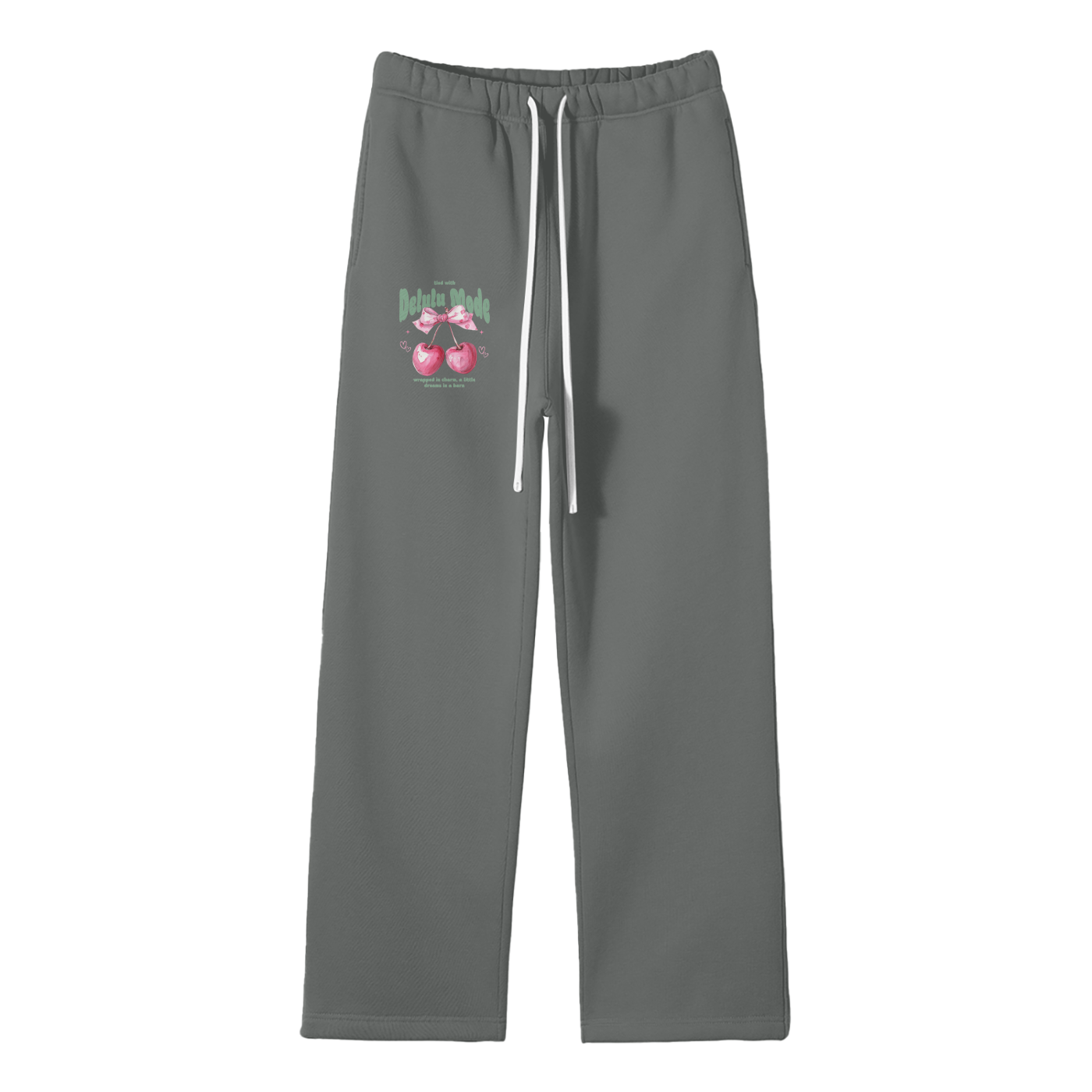 Delulu Mode cherry sweatpants🍒