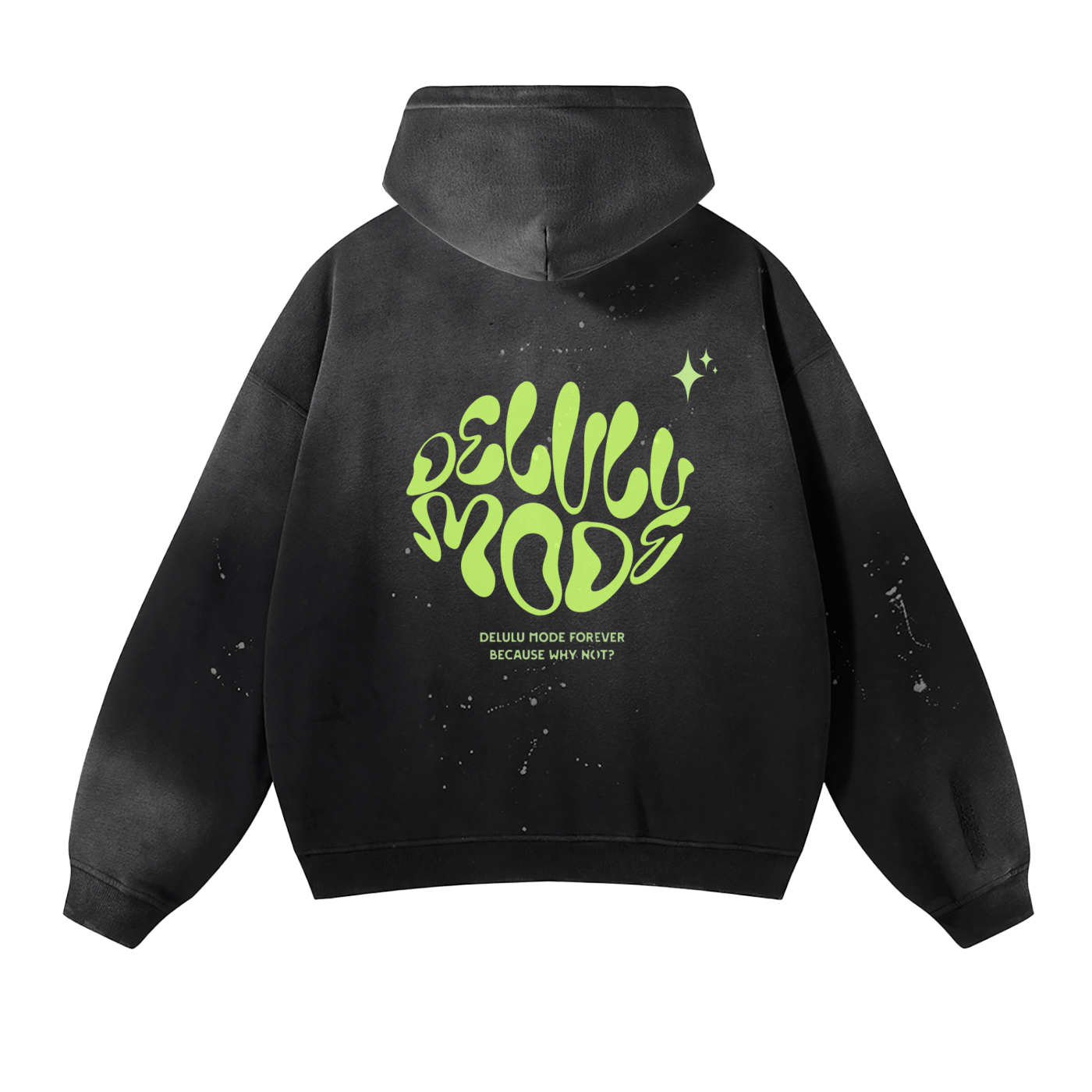 Delulu mode sparkly hoodie✨
