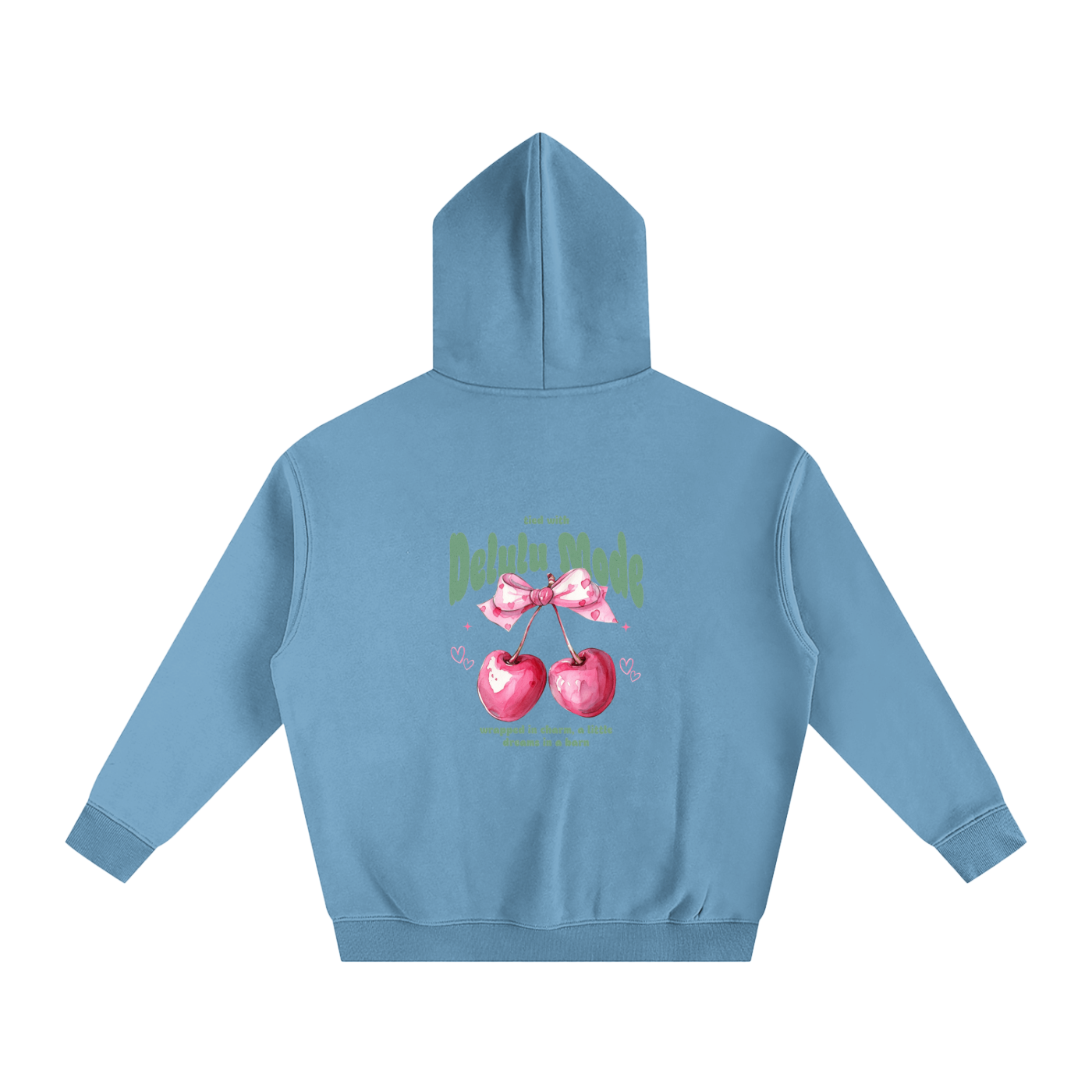 Delulu Mode cherry hoodie🍒
