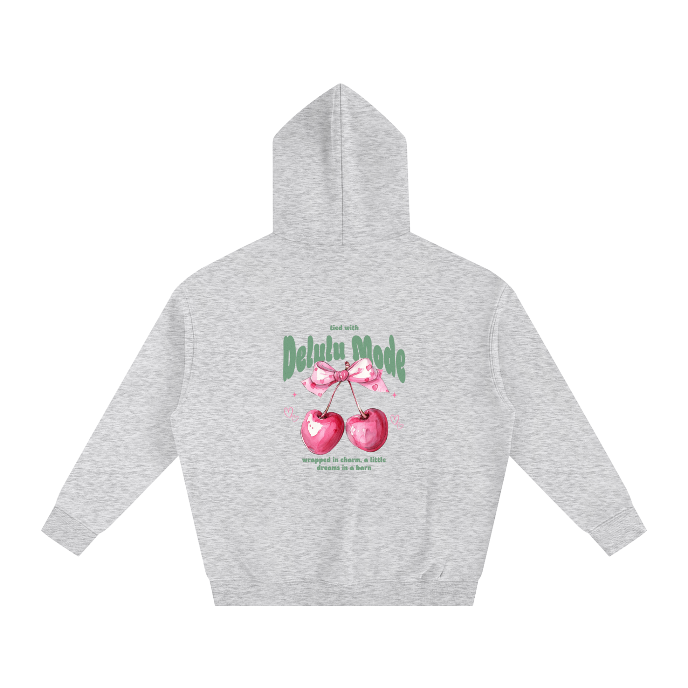 Delulu Mode cherry hoodie🍒