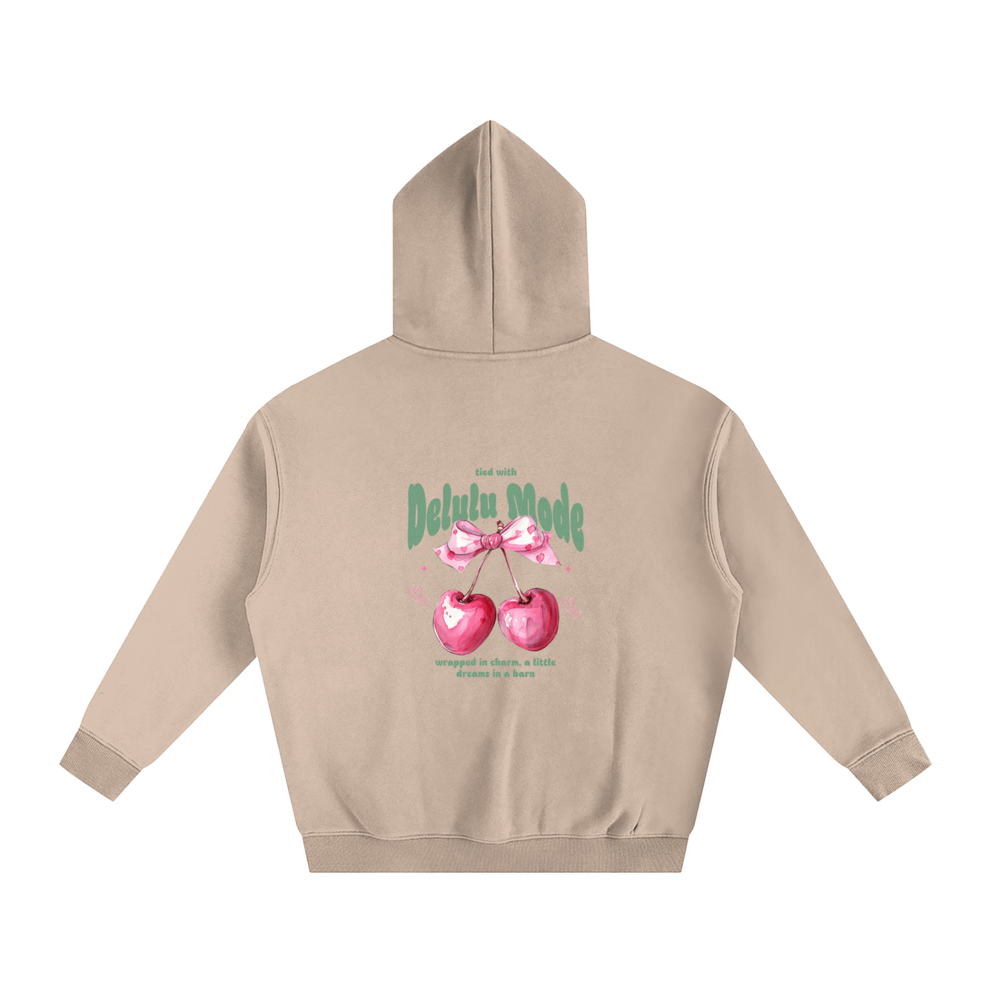 Delulu Mode cherry hoodie🍒