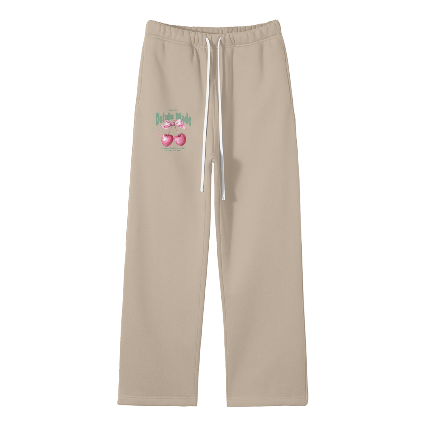 Delulu Mode cherry sweatpants🍒