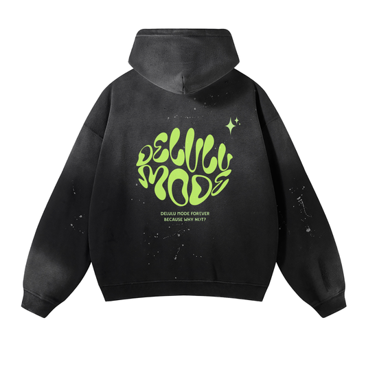 Delulu mode sparkly hoodie✨